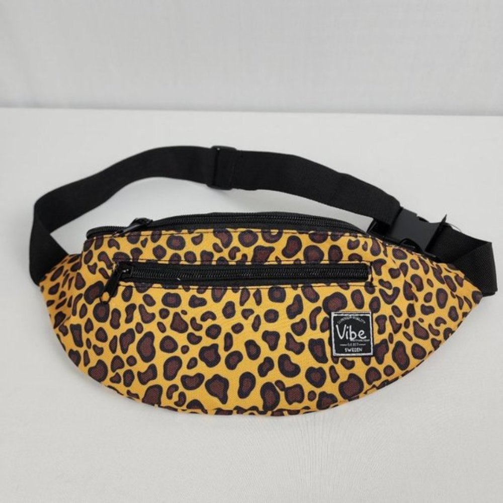 Vibe Nylon Animal Print Fanny Pack